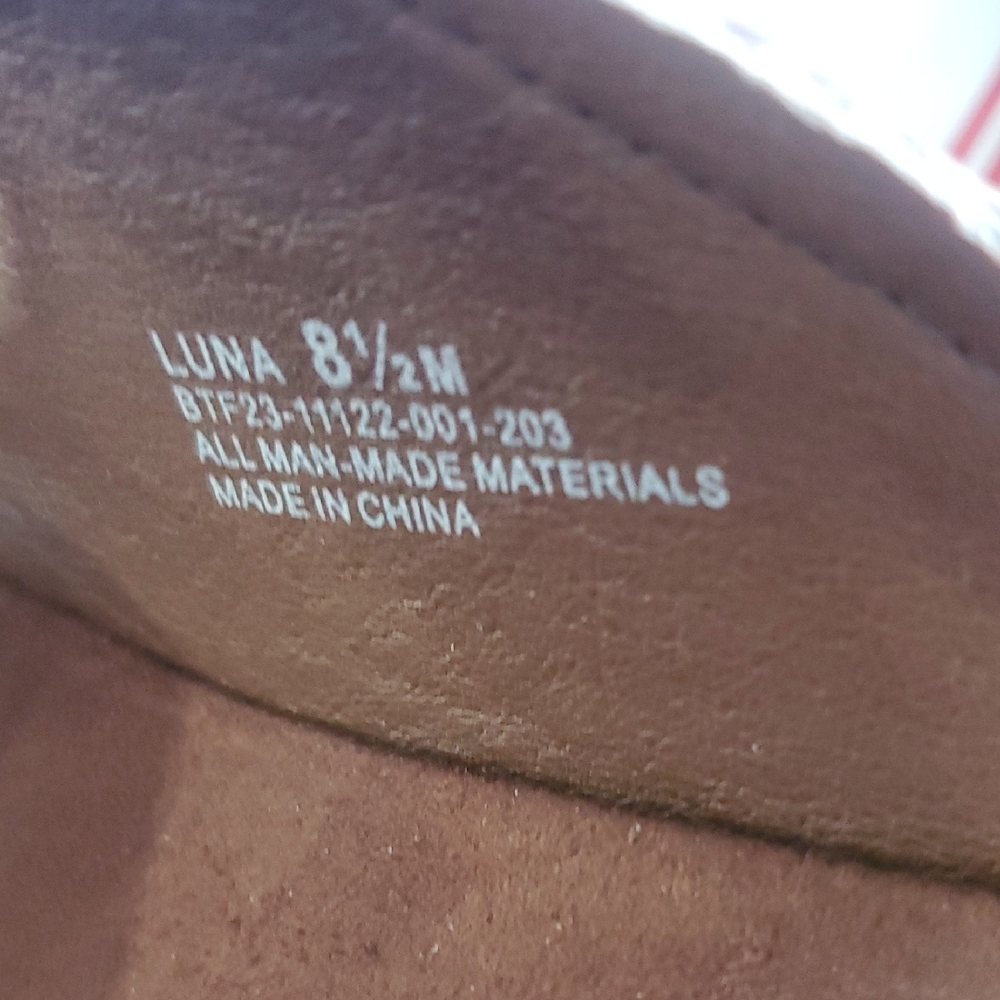 BareTraps Women's Tan Mules with Decorative Buckle - Picture 7 of 7